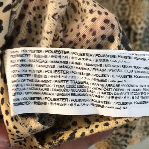 MNG BY MANGO PRINT SLEEVELESS top size 8 PREWORN - Picture 13 of 15